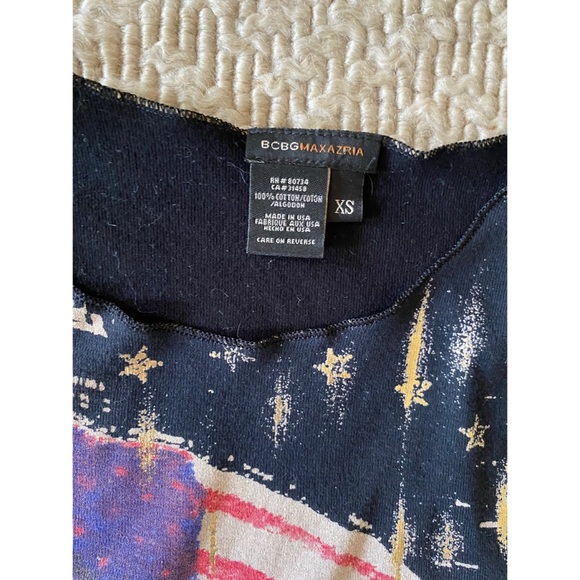 BCBG American Flag Muscle Tee - XS - Picture 3 of 6